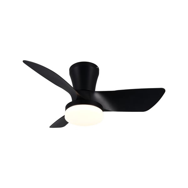 Черно LED осветително тяло за таван Randers – Trio-image-2