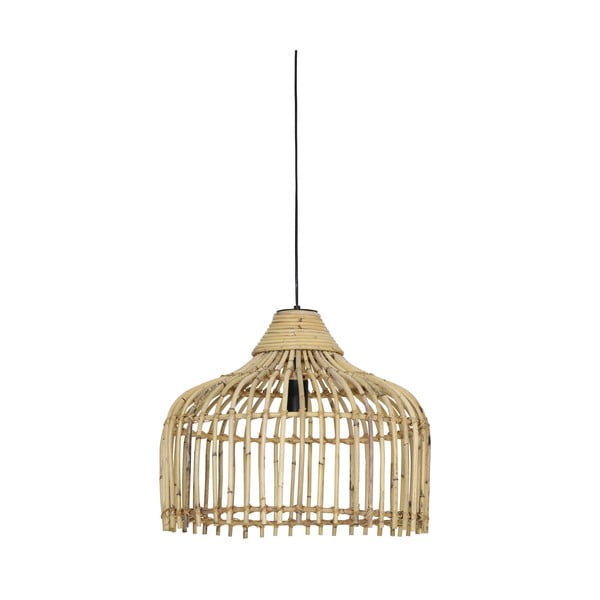 Лампа за таван в естествен цвят с абажур от ратан ø 50 cm Aspelli - Light & Living