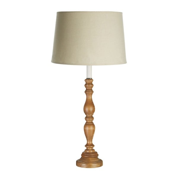 Настолна лампа със сив абажур In-line - Premier Housewares