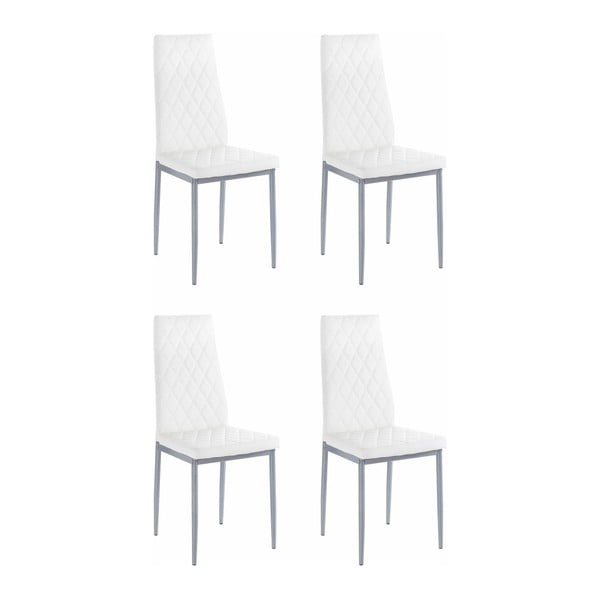 Sada 4 bílých židlí Støraa Barak