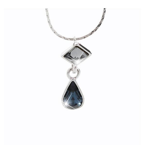 Náhrdelník s krystaly Swarovski® Yasmine Ditte Black Diamond