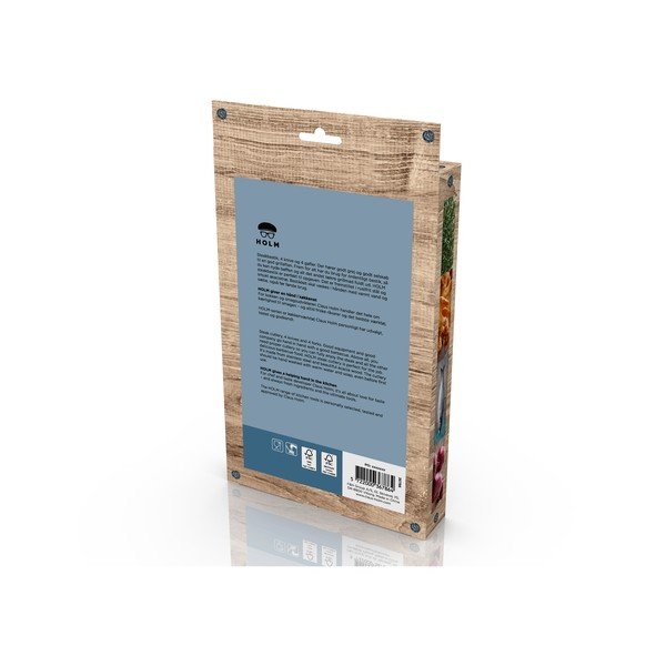 Прибори за стек в комплект от 8 бр. от неръждаема стомана в сребрист/естествен цвят – Holm-image-4