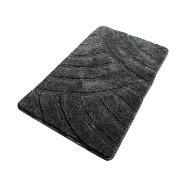 Тъмно сива постелка за баня Alya Fume, 60 x 100 cm - Confetti Bathmats