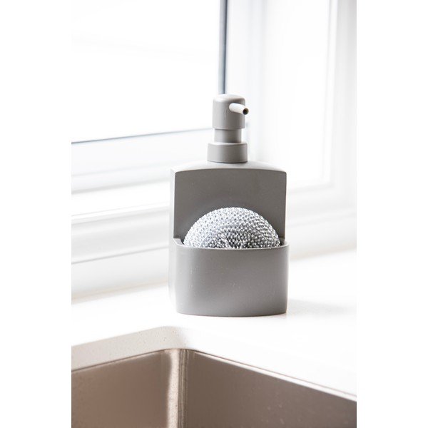 Светлозелен  диспенсер за сапун от полиресин 250 ml Essentials – Ladelle-image-1