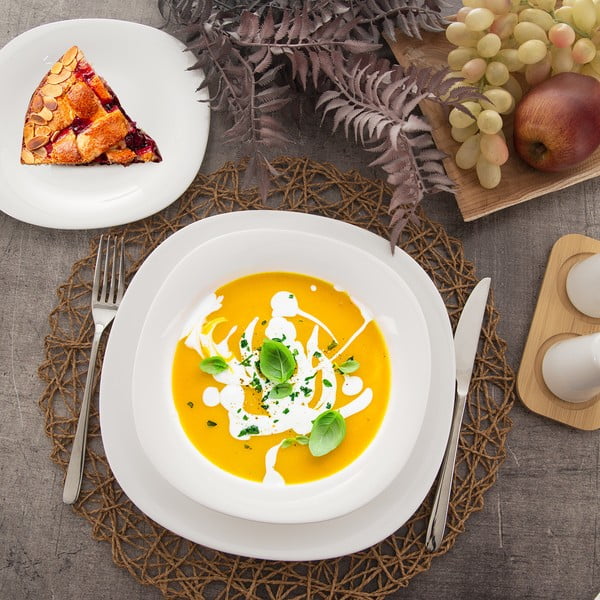 Стъклен комплект за хранене 18 бр. LUNA – Orion-image-1