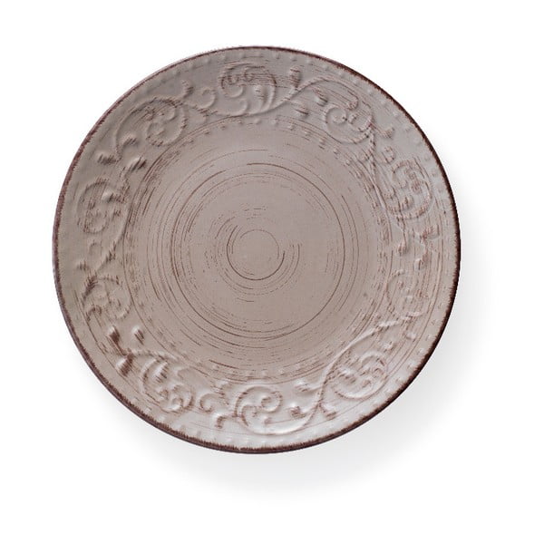 Пясъчнокафява керамична чиния Serendipity, ⌀ 27,5 cm - Brandani