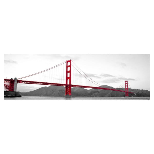 Obraz na skle San Francisco, 40x120 cm