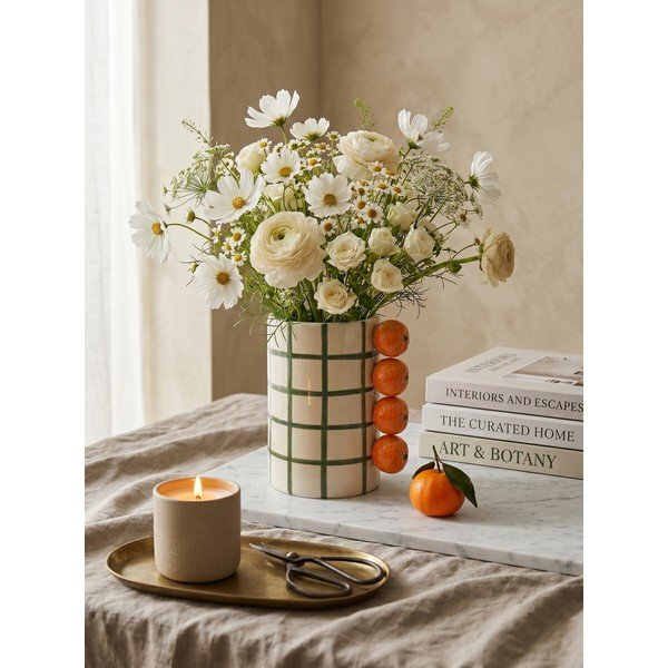 Керамична ваза (височина 20 cm) Zeyra – Yes Everyday-image-1