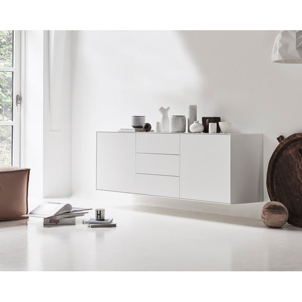 Бял нисък скрин 180x59 cm Edge by Hammel - Hammel Furniture-image-1