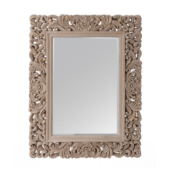 Šedo-zlaté zrcadlo Ixia Gris Oro, 66 x 86 cm