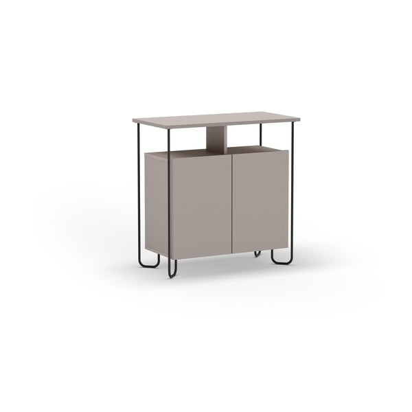 Сиво-бежов шкаф 80x80 cm Dilly - Marckeric-image-1