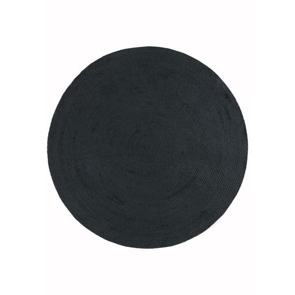 Черен килим , ø 200 cm Nico - Asiatic Carpets