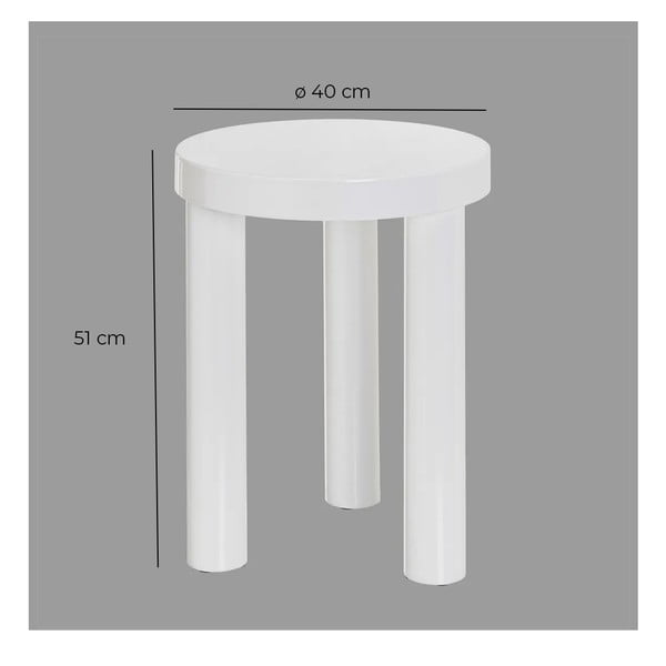 Кръгла странична масичка ø 40 cm Dórica – Casa Selección-image-3