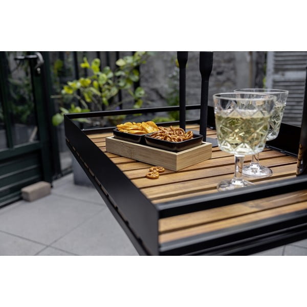 Черни керамични купи за сервиране в комплект от 2 части с поднос Elo - Wenko-image-3