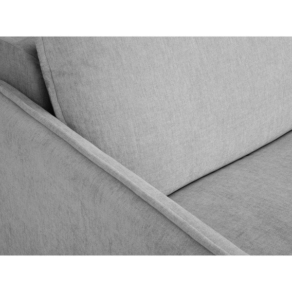 Светлосив разтегателен диван 166 cm Dalida - Micadoni Home-image-1