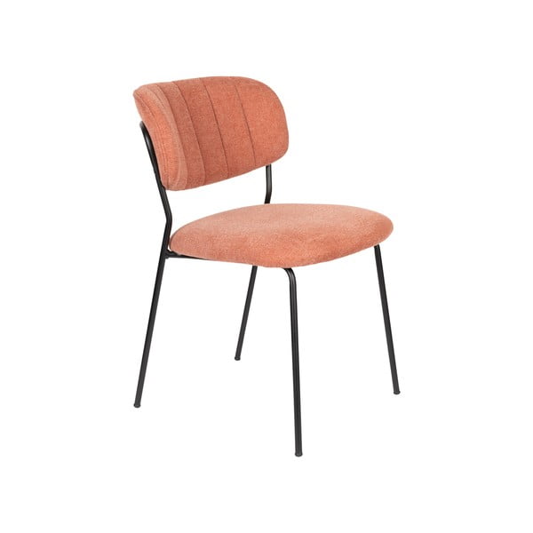 Трапезни столове в цвят сьомга в комплект от 2 броя Jolien - White Label