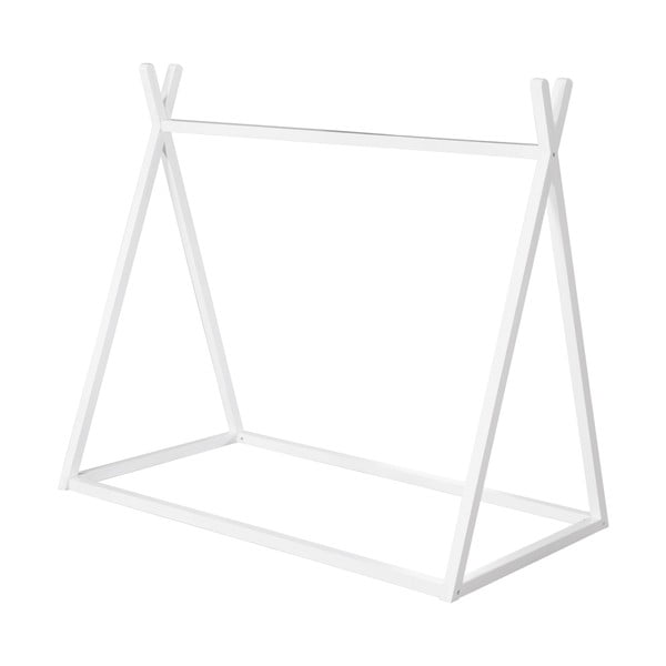 Бяло детско легло тип къща 70x140 cm Montessori – Roba