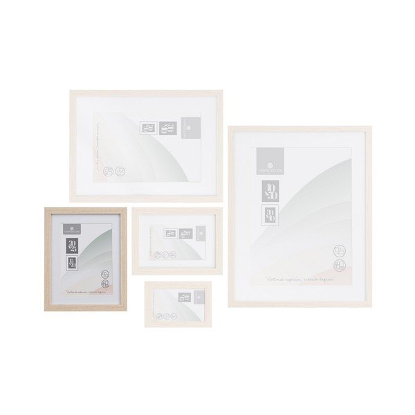 Стояща/висяща рамка в естествен цвят 22,5x28 cm Sencillo – Casa Selección-image-1