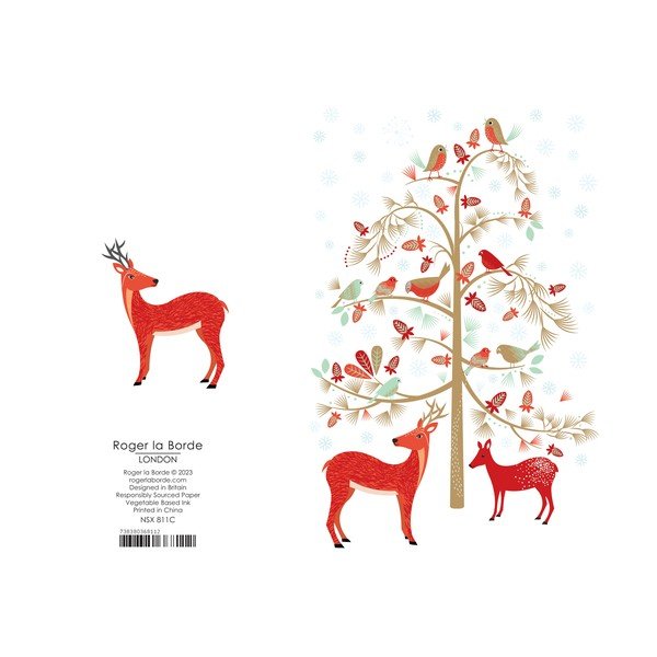 Картички в комплект 8 бр. с коледен мотив Christmas  – Roger la Borde-image-2