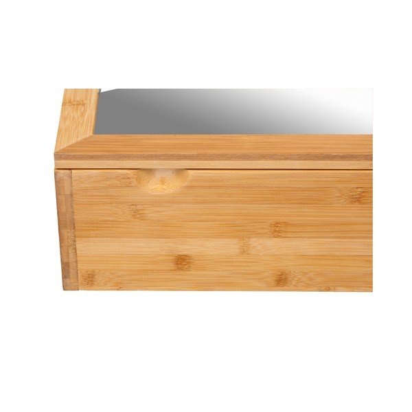 Шкаф за баня от бамбуково дърво с огледало Bambusa - Wenko-image-1