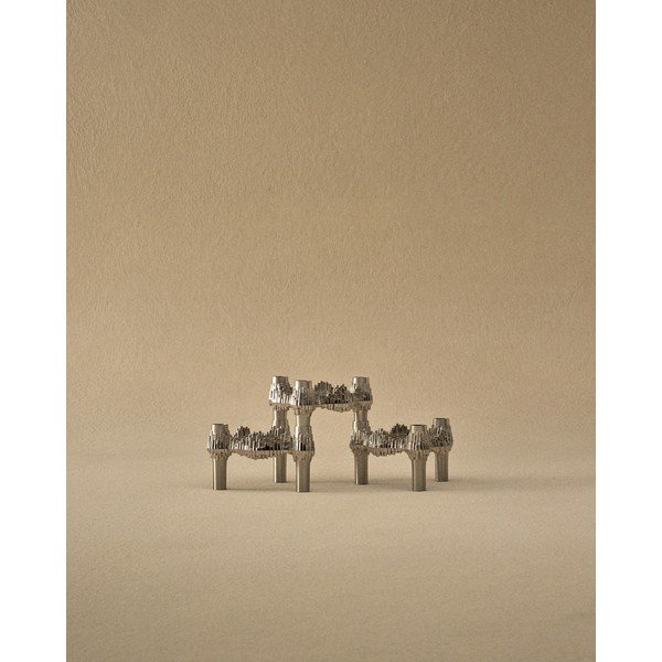 Метални свещници в комплект 3 бр. Quist – STOFF Nagel-image-1