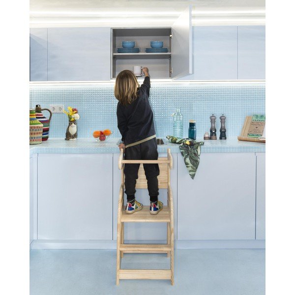 Детски стол, изработен от масивен бор Giraffe - Little Nice Things-image-2