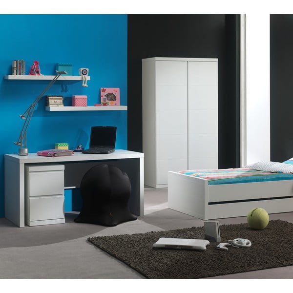 Бяло бюро , дължина 70 cm Lara - Vipack-image-1