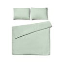 Градинско зелено спално бельо за двойно легло от измит памук , 200 x 200 cm - Bonami Selection