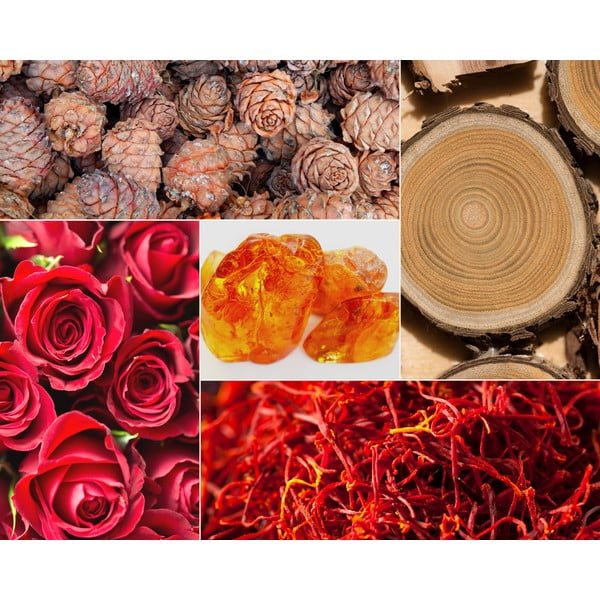 Свещ от соев восък с време на горене 60 h Safran-Ambre Noir/Black Wood – Privé Home-image-3