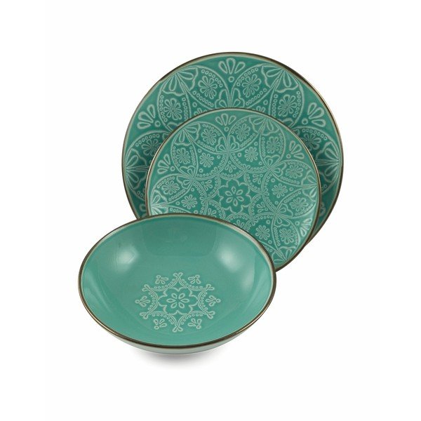 Комплект от 18 части от цветна фаянсова керамика Villa d'Este Baku - Villa d'Este-image-1