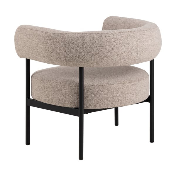 Бежово кресло от прежда с примки от букле Oakfield – Actona-image-3