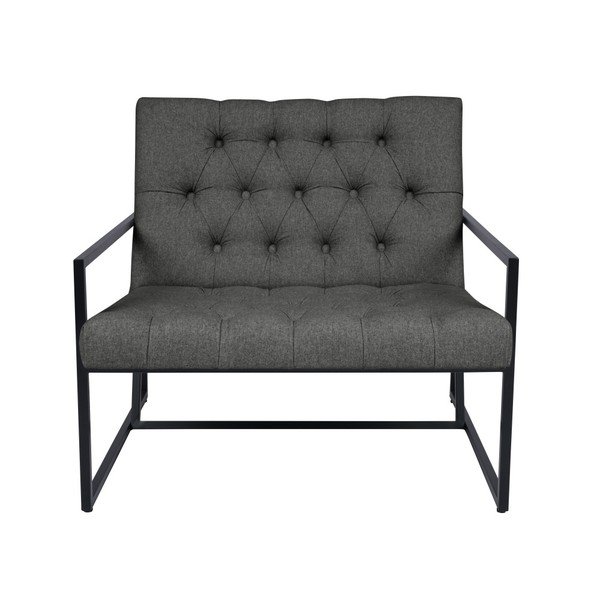 Tmavě šedé křeslo Mazzini Sofas Aster-image-2