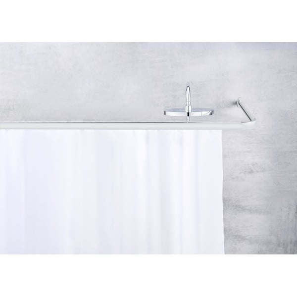 Прът за душ завеса в лъскаво сребристо Era – Wenko-image-1