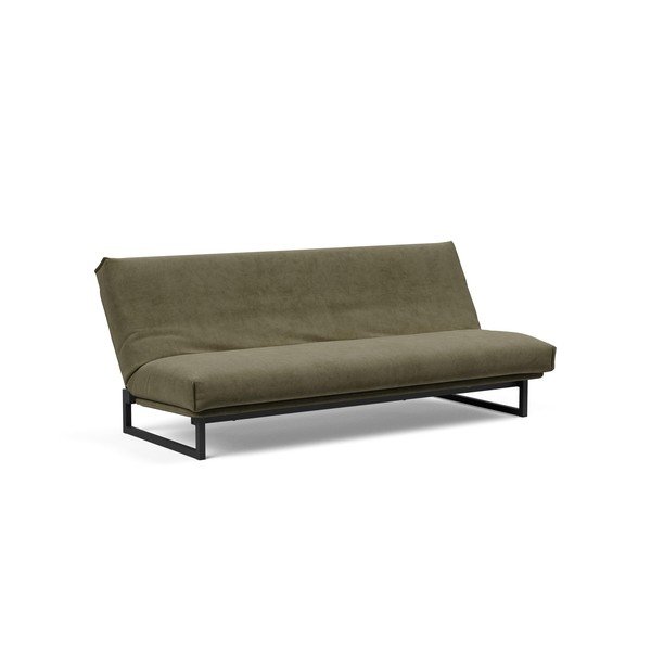 Зелен сгъваем диван от рипсено кадифе 200 cm Fraction – Innovation-image-1