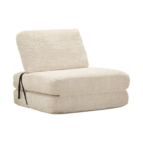 Бяло разтегаемо кресло от прежда с примки от букле Faster – Mauro Ferretti