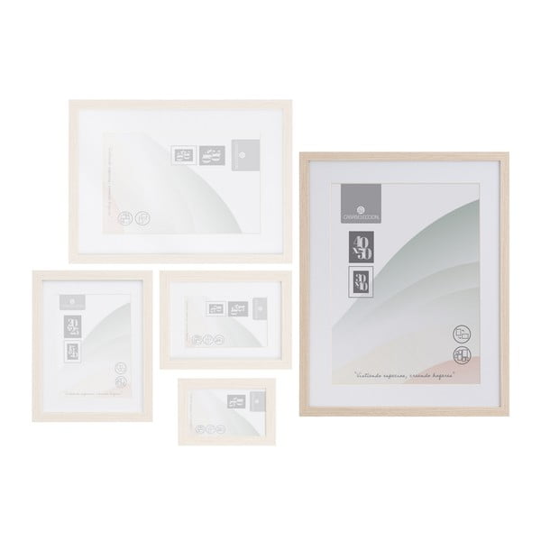 Висяща рамка в естествен цвят 42x52 cm Sencillo – Casa Selección-image-2