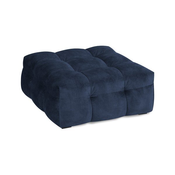 Син кадифен пуф Vesta - Windsor & Co Sofas-image-4