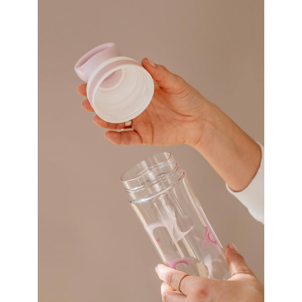 Бяла и лилава бутилка за пътуване 0,8 л Flow - Equa-image-2