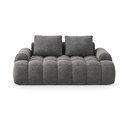 Сив кадифен диван 175 cm Linz – Cosmopolitan Design