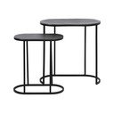 Метални странични масички в комплект от 2 бр. 26x53 cm Bocov – Light & Living