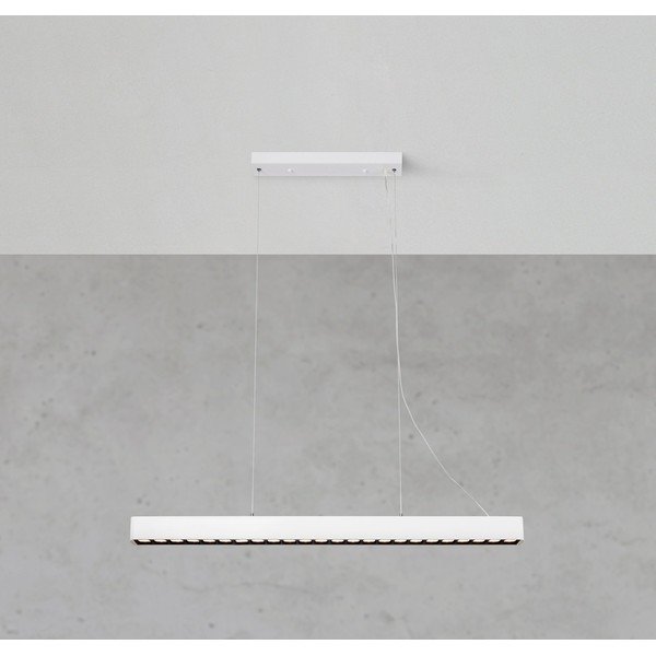 Бяло LED висящо осветително тяло с метален абажур Plano – Markslöjd-image-1