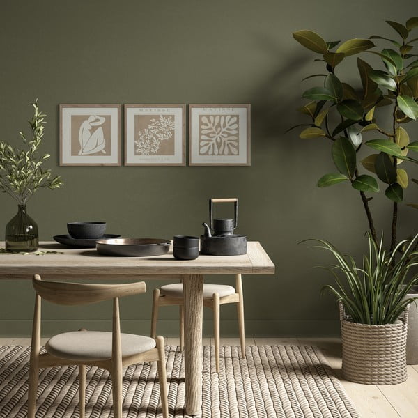 Картини в комплект 3 бр. 30x30 cm Matisse – Styler-image-2