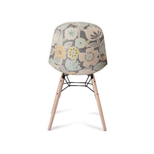 Сив трапезен стол с крака от букова дървесина Sun - Furnhouse