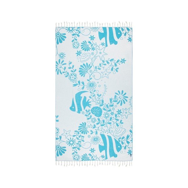 Тюркоазена хавлиена кърпа Kate Louise Helene, 165 x 100 cm-image-2