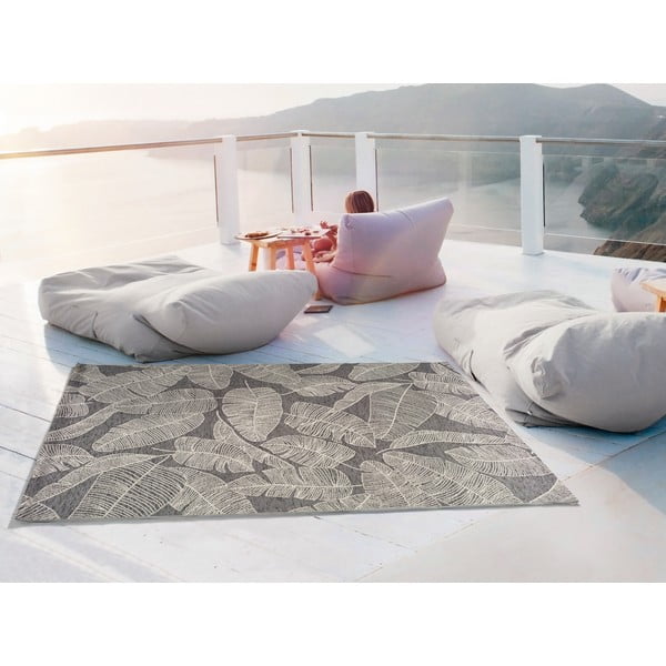 Сив килим за открито , 120 x 170 cm Norberg - Universal-image-1