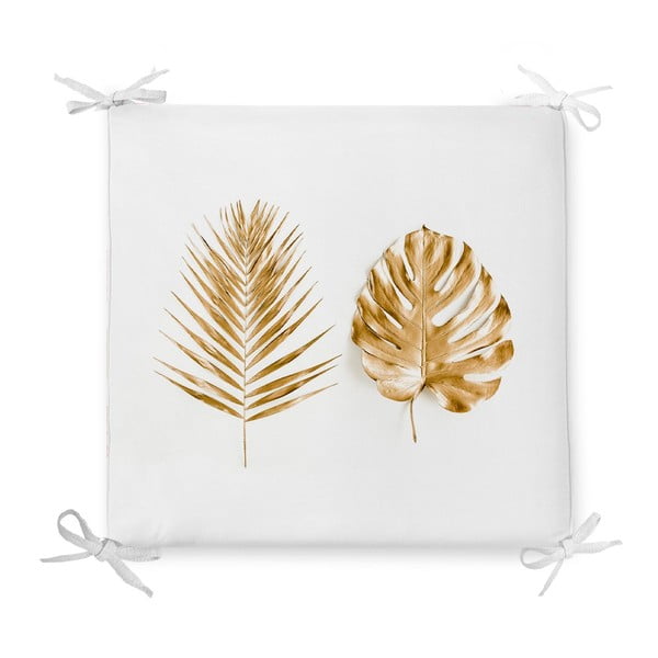 Диван от памучна смес Golden Leaves, 42 x 42 cm - Minimalist Cushion Covers