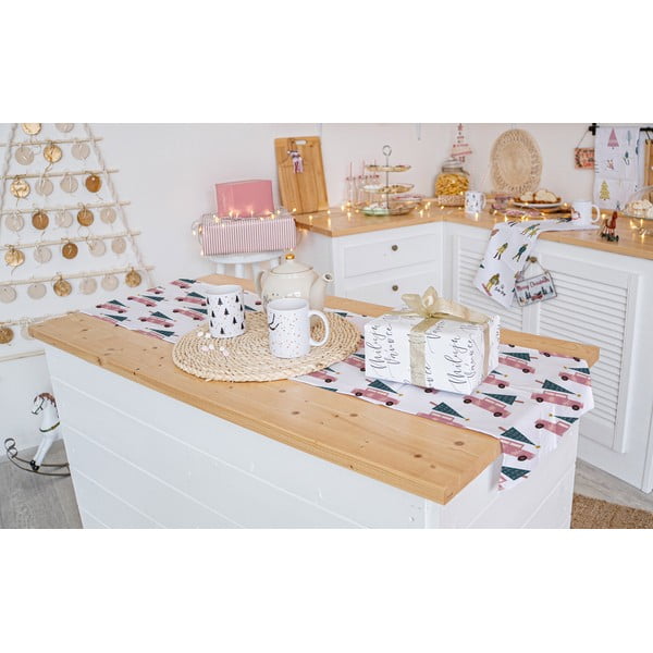 Памучна покривка за маса с коледен мотив 40x140 cm - Butter Kings-image-1
