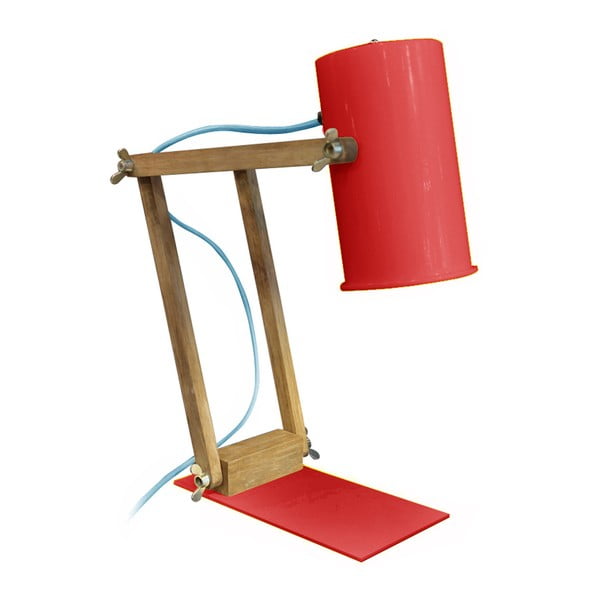 Červená stolní lampa Red Cartel Baltic