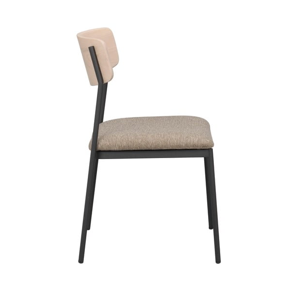 Трапезни столове в бежов и естествен цвят в комплект от 2 бр. Maymont – Rowico-image-4