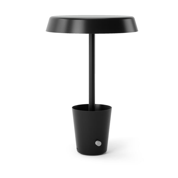 Матовочерна настолна LED лампа (височина 31 см) Cup - Umbra
